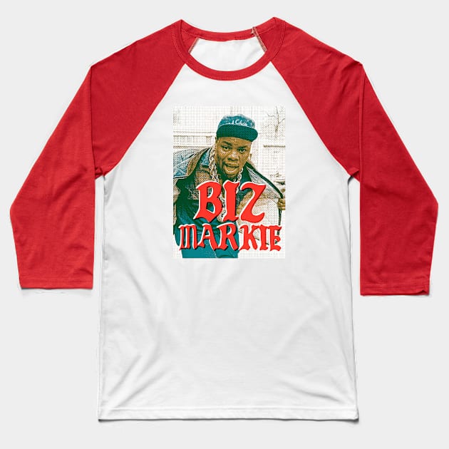 Biz Markie Riso! Baseball T-Shirt by SkipBroTees